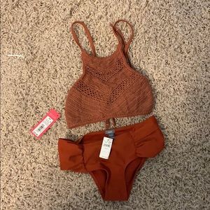 Rust bikini Aerie Xhilaration